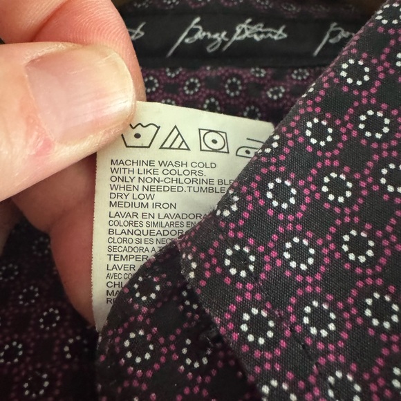 Western Rodeo Print Button Down Shirt George Strait Wrangler Cowboy Ranchwear M - Picture 7 of 11